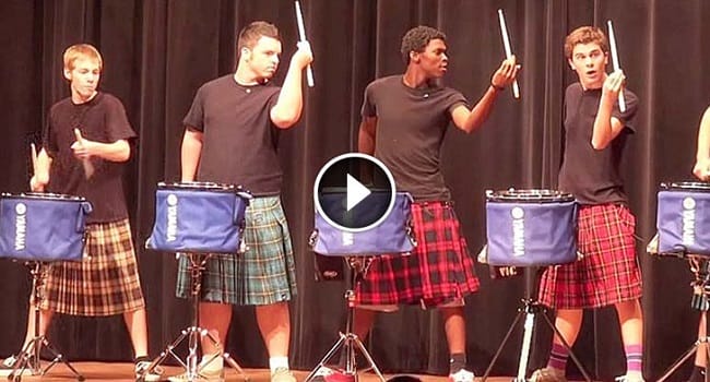 These boys take the stage, and leave the crowd in awe - and laughter with their act.