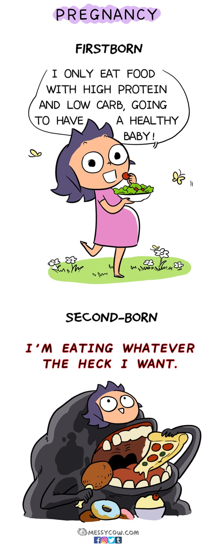 16 Hilariously Honest Illustration Reveal The Difference Between Having The First Vs. Second Child