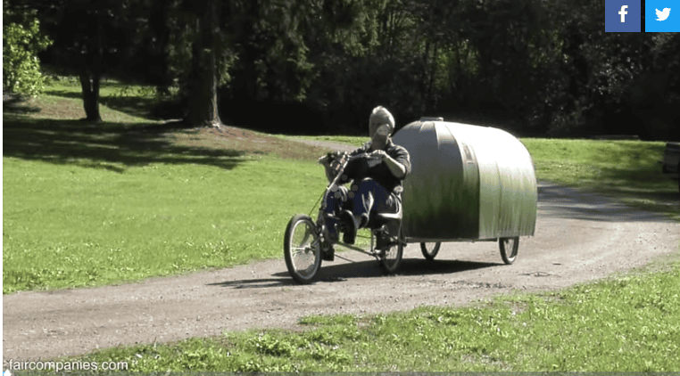 He Lives In This Tiny $150 Camper, Now Take A Look Inside