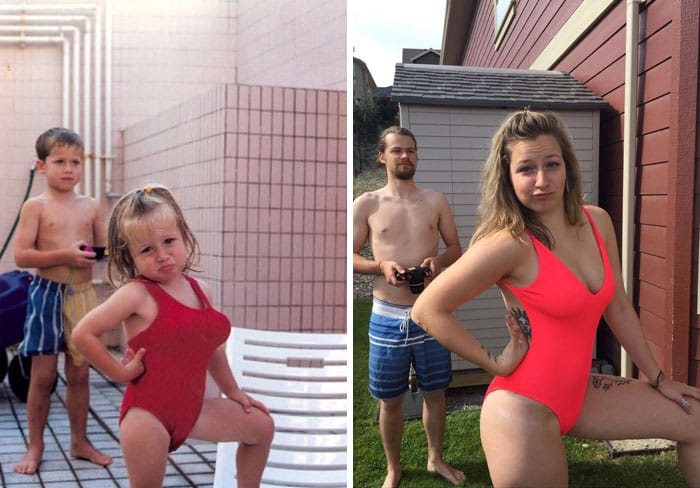 10 Family Photo Recreations That Are Hilarious