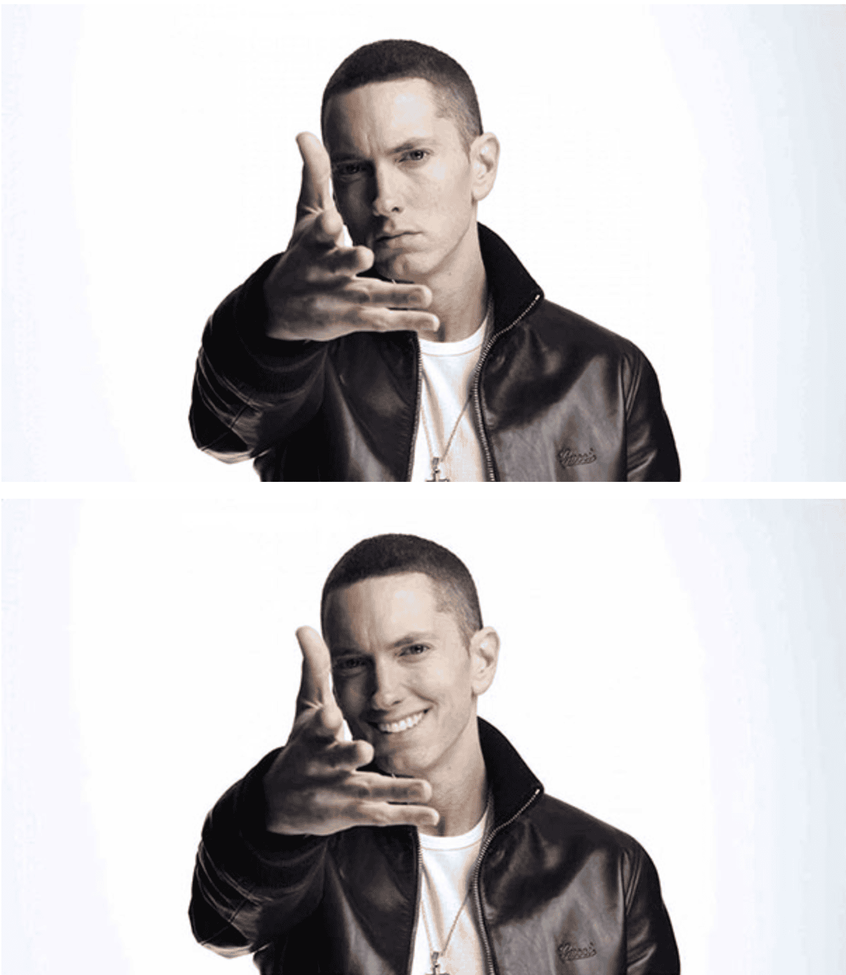 10 Times A Guy Recreates Eminem’s Smile And The Results Are Hilarious