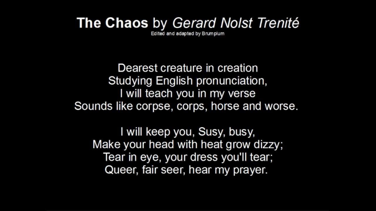 90% Of The People CAN'T Pronounce This Entire Poem. Can You ?