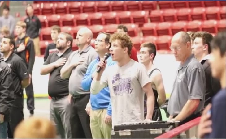 A High School Junior Stuns The Audience At The Sports Event