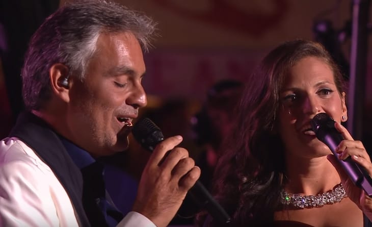 Andrea Bocelli Performs A Passionate Romantic Duet With His Gorgeous Wife