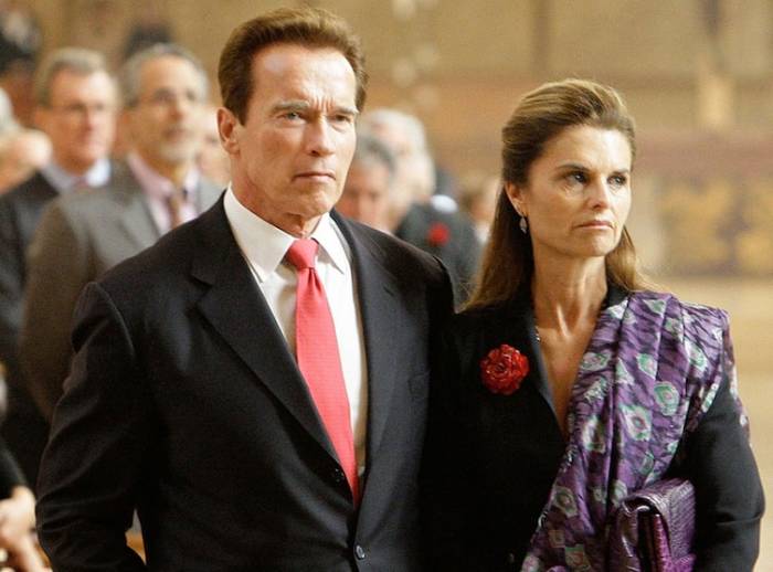 Arnold Shwarznegger's kids just unbelievably look like him.