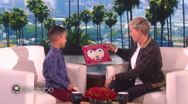 He Sings Ed Sheeran Song On Ellen's Show, But At The End THIS Is What Happens When He Turns Around.