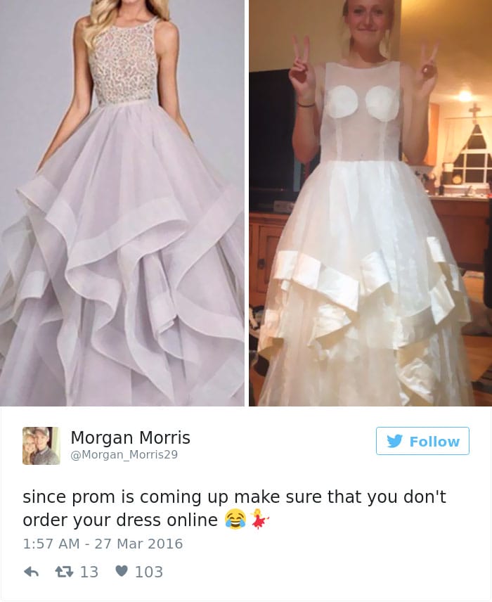 Hilarious Prom Dress Fails That Were Ordered Online