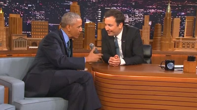 Jimmy Fallon Struggles To Hold It Together When He Hears What President Obama Has Written In His Thankyou Notes