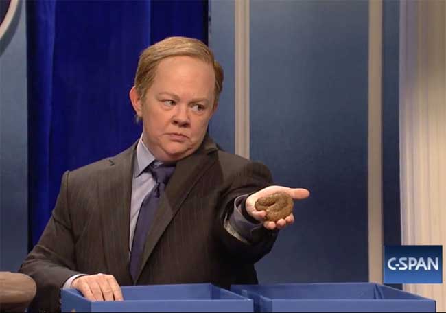 Melissa McCarthy Killed It As Press Secretary Sean Spicer On SNL! Hilarious!