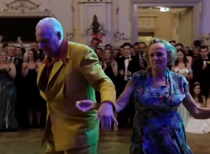 Old Man In Yellow Sneaks Up And Starts Dancing. The Crowd Is Left Mesmerized By His Moves
