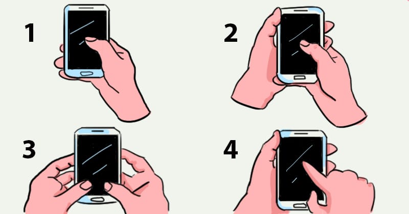 The Way You Hold Your Phone It Will Reveal Your Identity