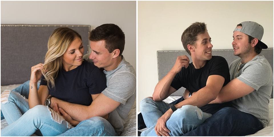 These Friends Recreated A Couple's Engagement Photos And It Is So Much Better Than The Original!