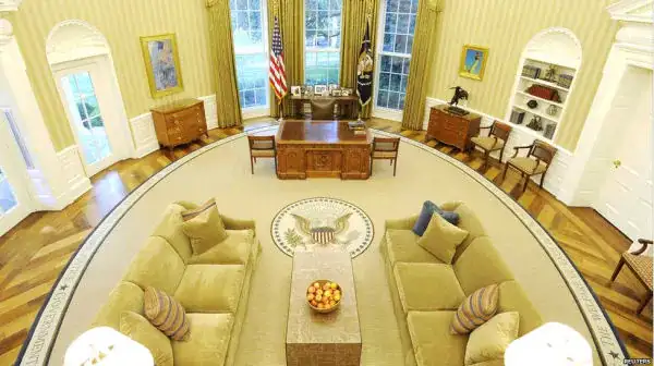 Trump changed the office decor and the internet can't stop talking about it.