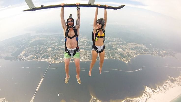 Watching These Daredevils Jump From A Helicopter Will Make Your Palms Sweat!
