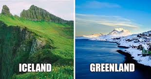 Ever Wondered Why Greenland Is Icy and Iceland Is Green?