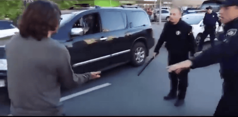 Former Wrestling Champ Fights Off Seven Police Officers In Epic Street Brawl