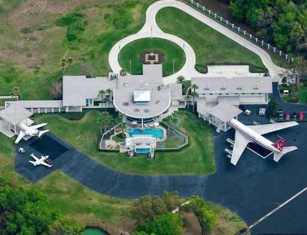 John Travolta's mansion is all kinds of ridiculous.