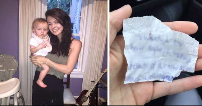 Mom Buys Homeless Man Breakfast, Then He Slips Her A Note With A Shocking Confession