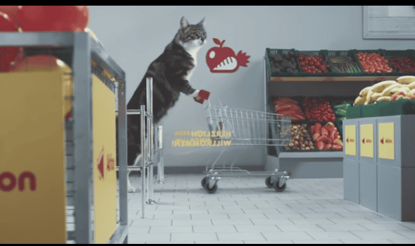This Commercial Featuring Cats In The Grocery Store Is Really Funny!