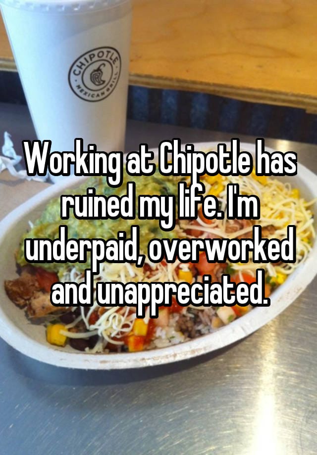 Look At What These 17 Chipotle Employees Want To Tell You But Probably Never Will.See What They Have Got To Confess!
