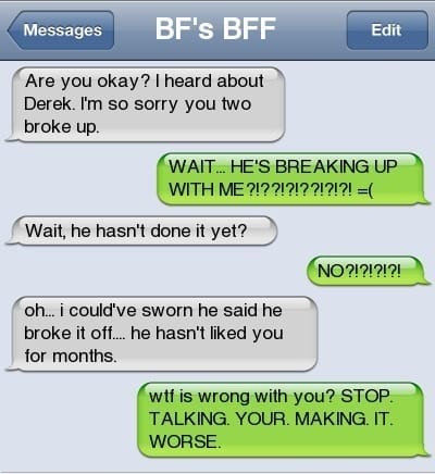 10 Ultimate Breakup Texts That Will Make You Go LOL!