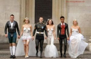 20 Of The Most Odd Wedding Dresses Ever Worn