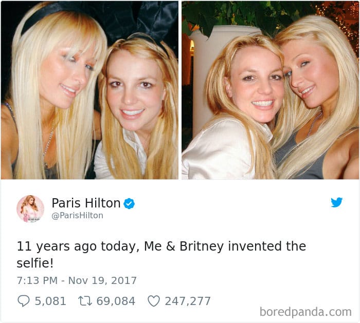 Paris Hilton Just Said She And Britney Invented The Selfie, And Here’s 24 Best Reactions From Twitter