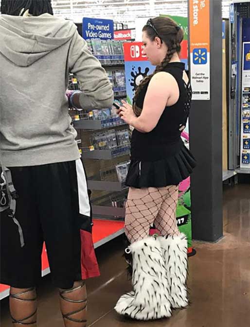 The Insanity Of Walmart, Women Wearing Clothes On A Odd Day
