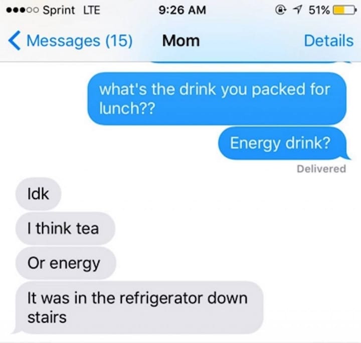 This Girl Has Her Mom Pack Her Lunch And Ends Up With The Most Outrageous Things Like This one!