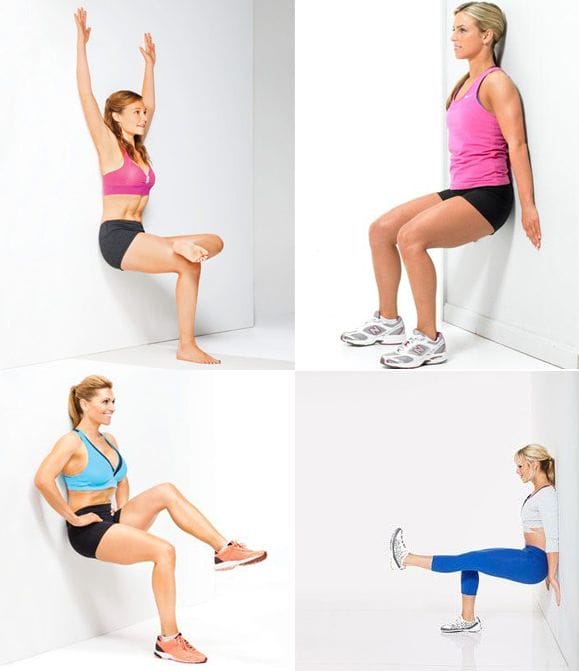 This Easy Wall Workout Will Tone Your Body In No Time