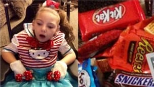 Father Goes To A Party With His Disabled Daughter And What's Inside Her Trick Or Treat Bag Leaves Him Stunned!