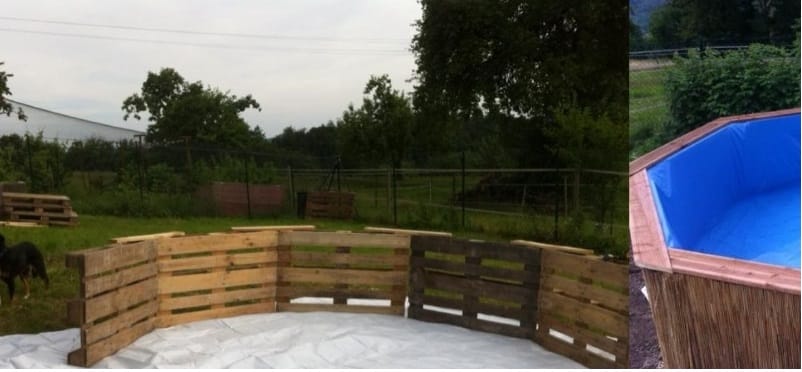 Man Made His Own Swimming Pool With Simple Things