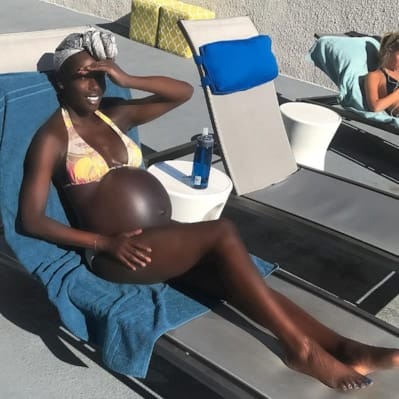People Commented On Her Belly To Be 'So Black' And 'Nasty'. THIS Is What She Has To Say..
