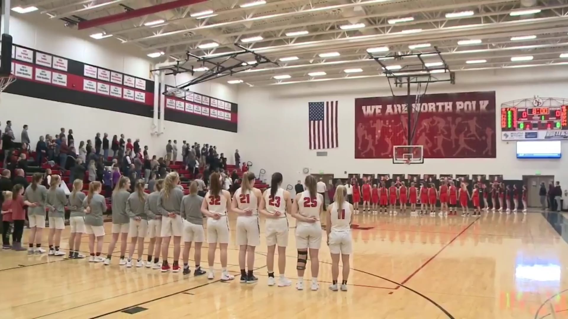 Players Freeze As National Anthem Song Doesn’t Play Until Eerie Noise Takes Over The Room
