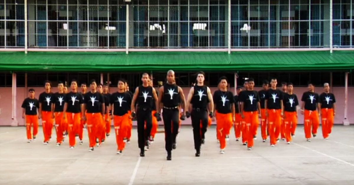 Prisoners Stand In Formation And March Right At Camera. What Do They Do? Incredible!