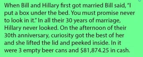 This Bill And Hillary Joke Will Squeeze Your Lungs Out Of Laughter