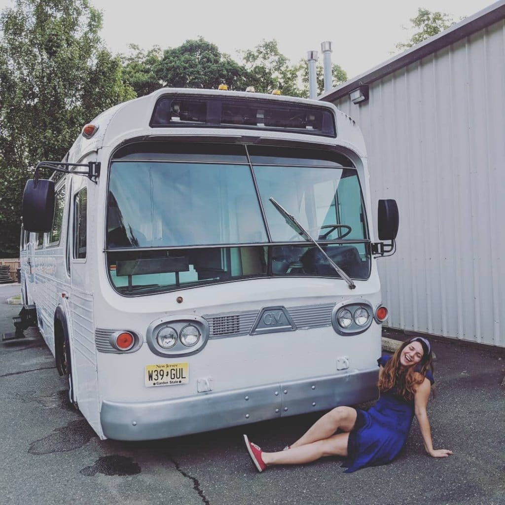 Woman Transforms Old Bus Into A Mini House