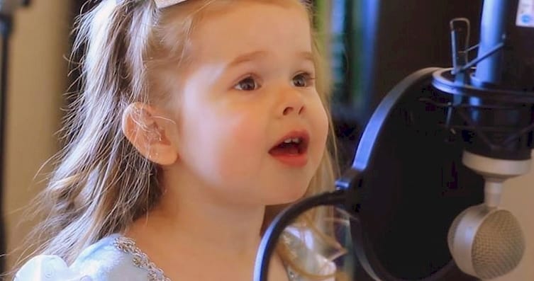 Dad Asks His 3-Year-Old Daughter To Sing. What She Does Next Is Going Viral!
