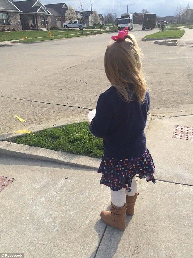 Garbage Man Picks Up The Little Girl, Now Keep An Eye On Her Big Brothers