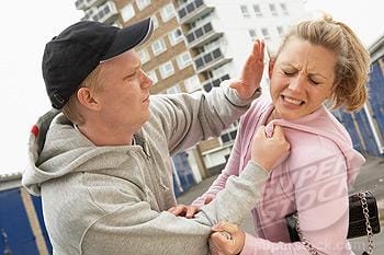 Guy makes the mistake of hitting a woman, and her son gets revenge with this brutal KO