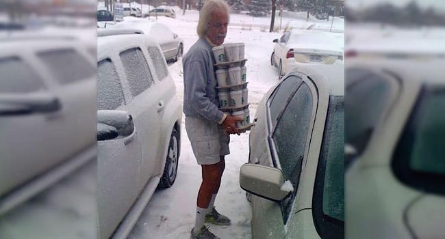 He Buys 24 Cups Of Starbucks Every Week, Now Watch What He Does With It