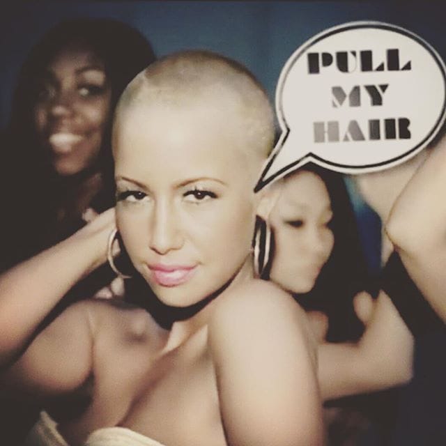 Look How gorgeous Amber Rose Looks With A Lot Of Hair On Her Head