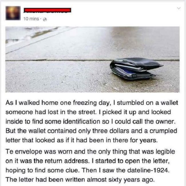 Man Finds Most HEARTBREAKING Breakup Letter Ever In A Lost Wallet. But Never Knew It Could Lead To This.