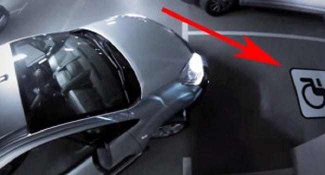This Looks Like a Handicap Spot. And It Is. But Try to Park In It and... Pure Genius!