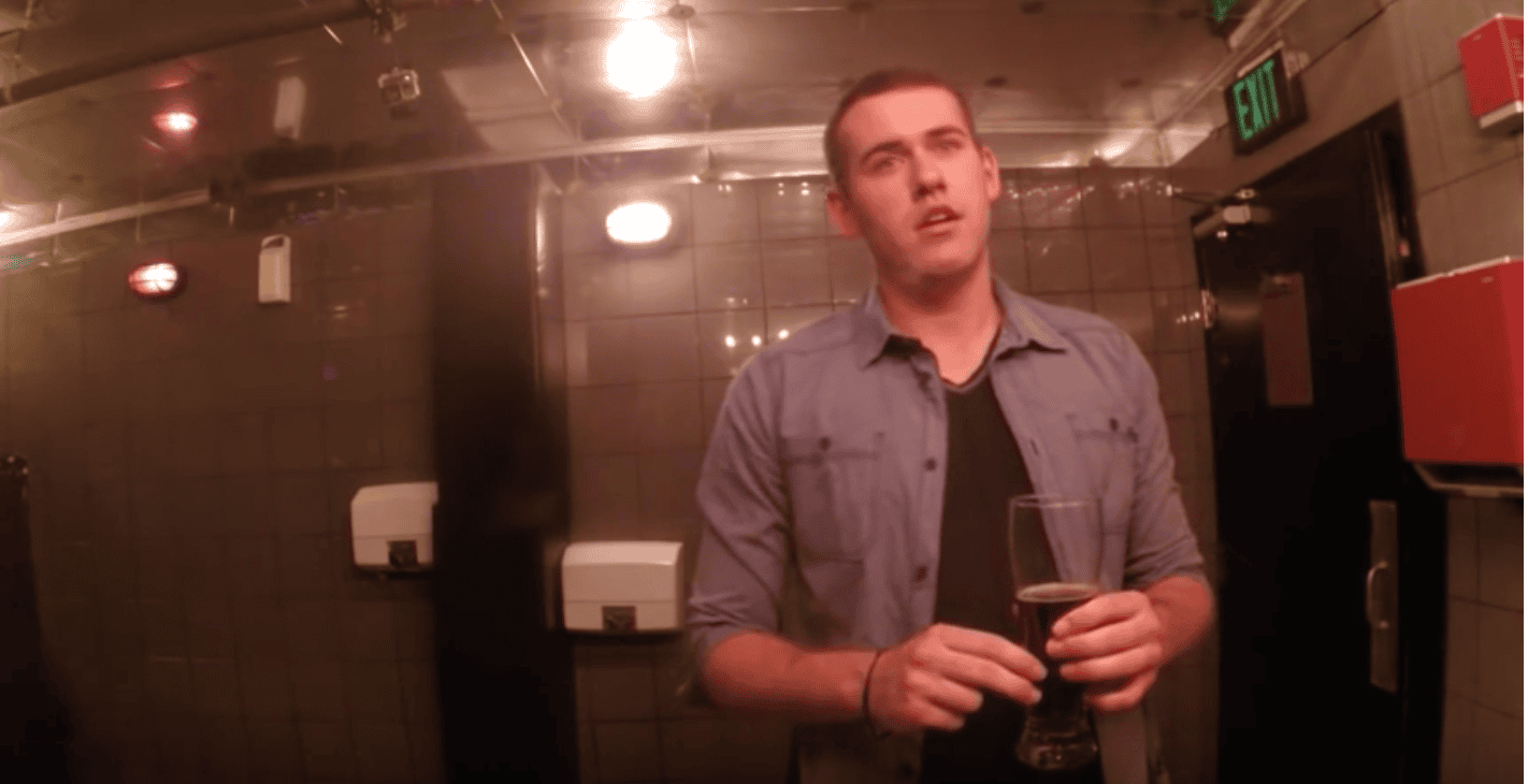 VIDEO: Man Is Washing His Hands In A Clubs Restroom, Now Keep Your Eyes On The Mirror, You'll Be Speechless.