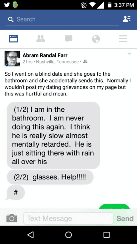 Here Are 10 Creepy Desperate Texts From The 'Dating Game' That Will Make You Not Want To Date