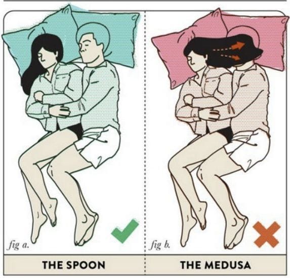 Right And Wrong Ways For Couples To Sleep Together