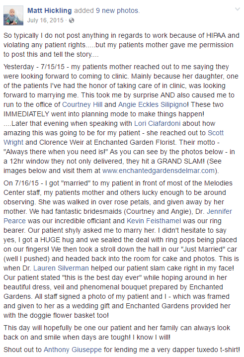 The reason this 4 year old and 30 year old got married will bring tears to your eyes.