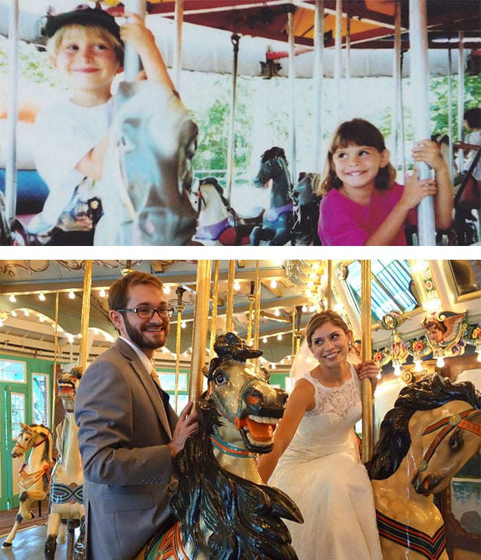 These 13 Couples Recreating Their Old Photos Will Leave You Spellbound.