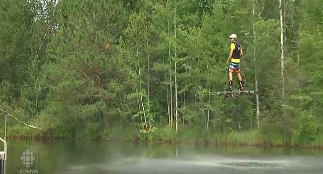 Forget Lexus, This Canadian Guy Has Invented A Hoverboard That Actually Flies